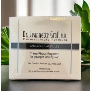 Anti-Aging Ampules Dr. Jeannette Graft, M.D. Dermatologic Formula Sealed RARE